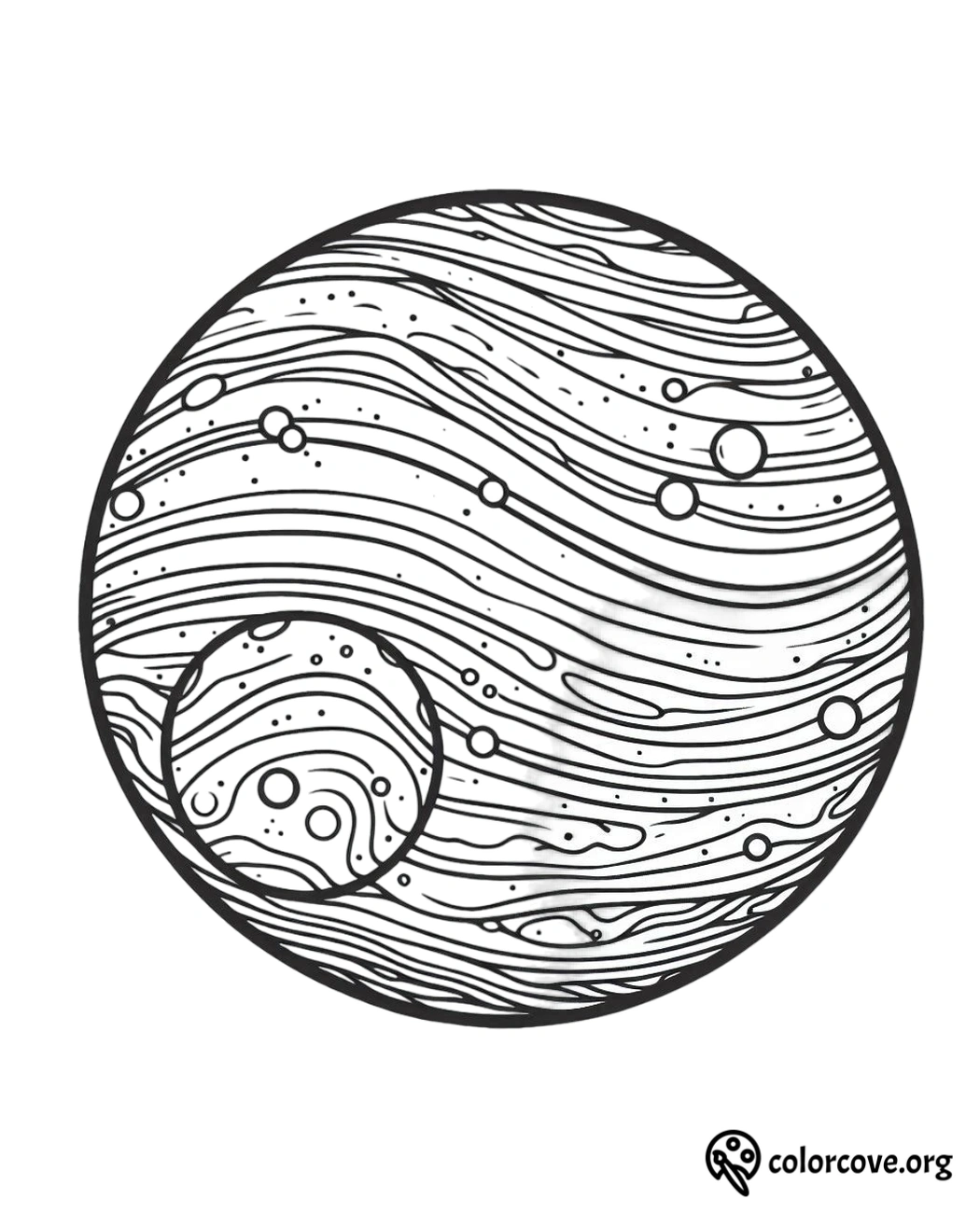 Space Coloring Pages Free Printable (10)