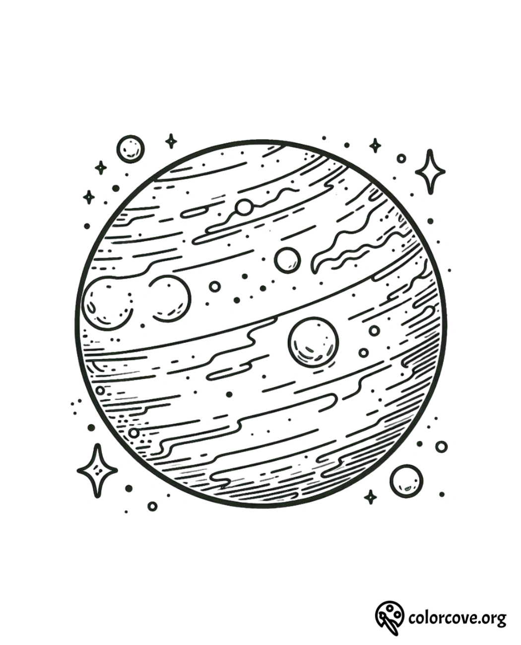 Space Coloring Pages Free Printable (11)