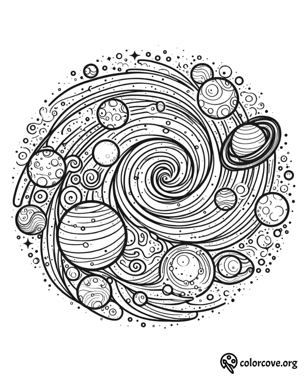 Space Coloring Pages Free Printable (14)