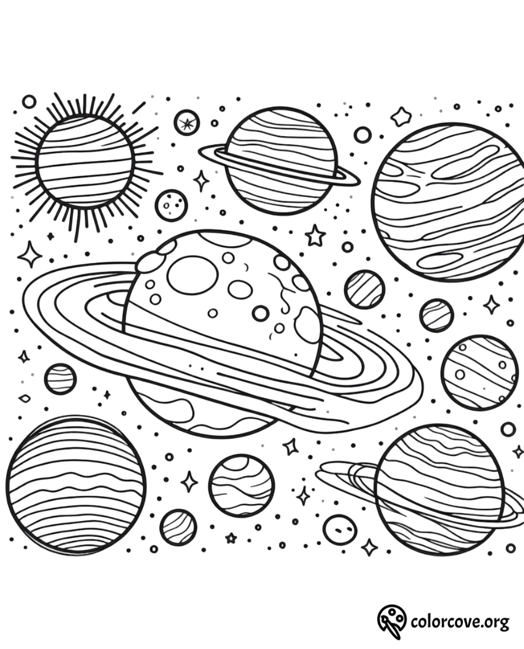 Space Coloring Pages Free Printable (20)