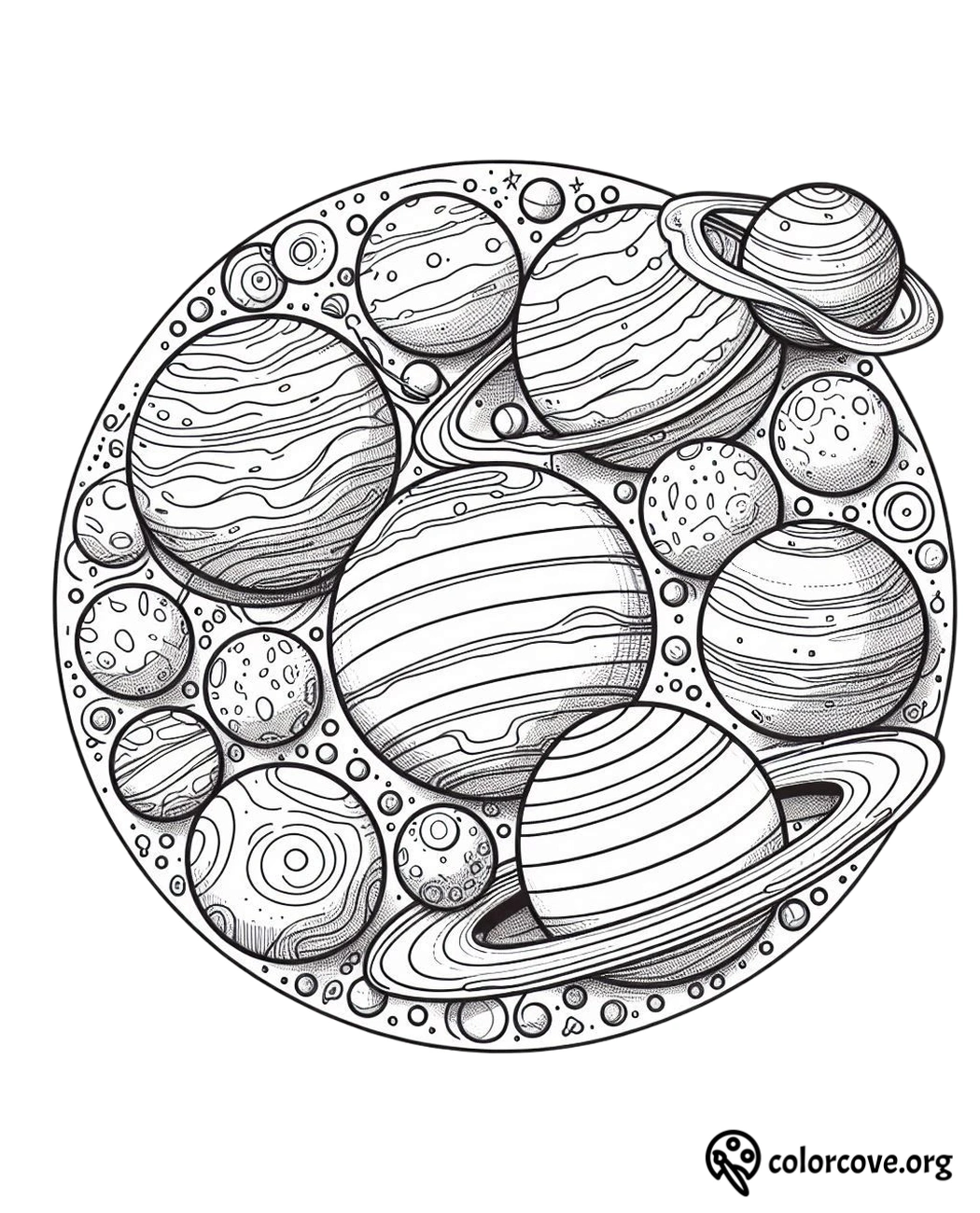 Space Coloring Pages Free Printable (3)