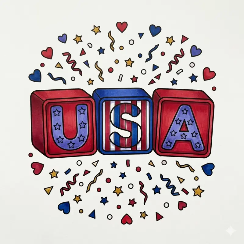 25 4th Of July Coloring Pages: Bold Patriotic Art Designs