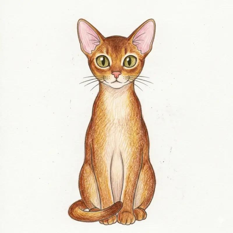36 Abyssinian Cat Coloring Pages (Free Printable Sheets)