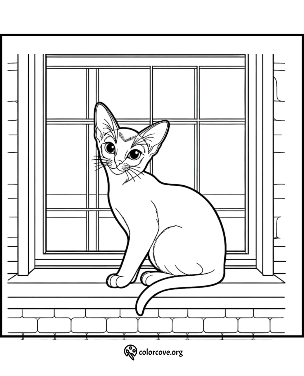 a cat sitting on a window sill