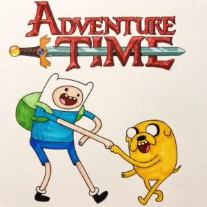 51 Coloriages Adventure Time à Imprimer