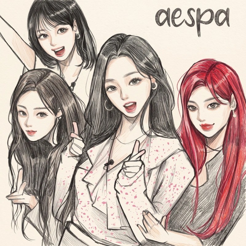 37 Aespa Coloring Pages: Free K-Pop Printables