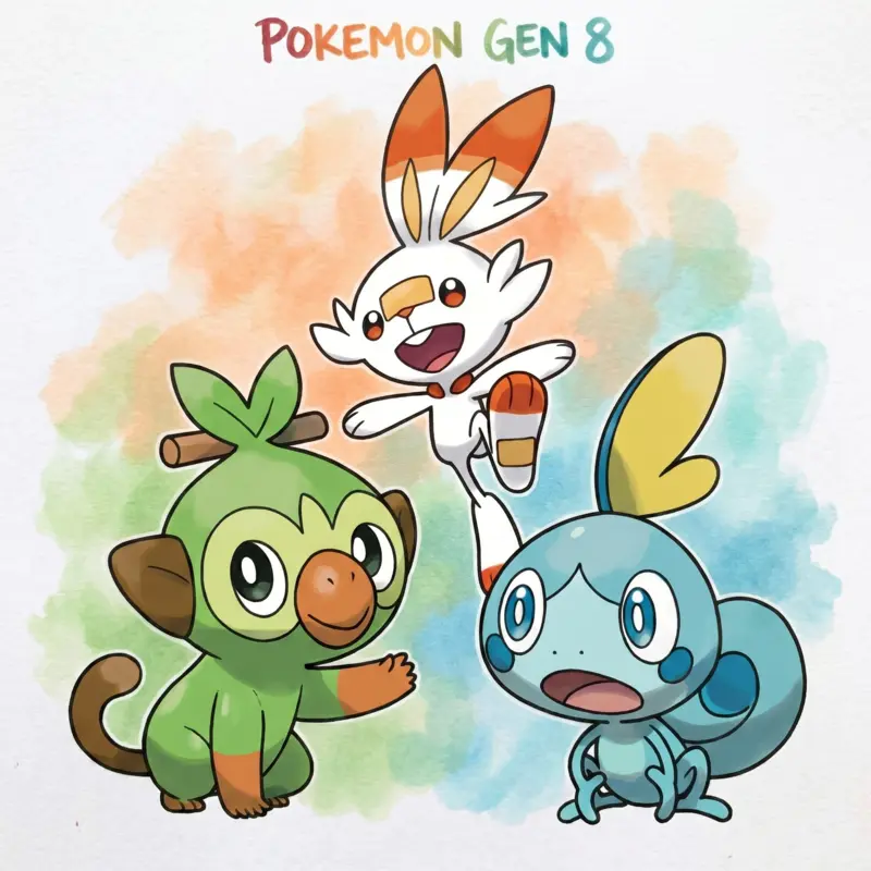 All 96 Gen 8 Galar Pokémon Coloring Pages (Free Printables)