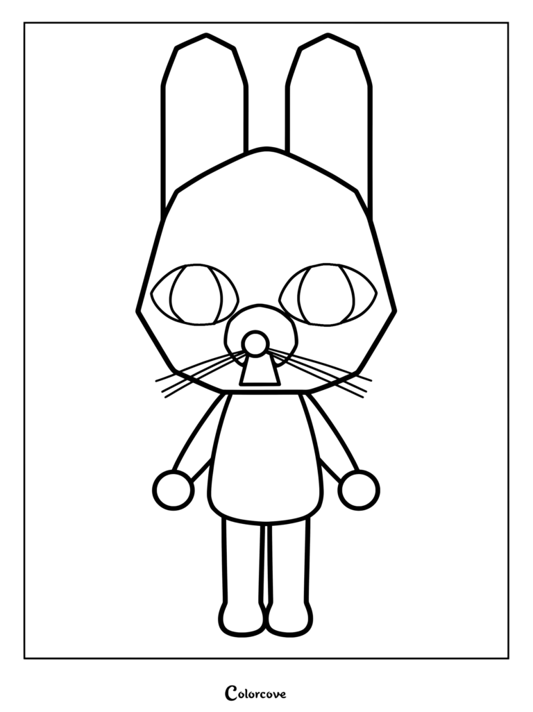 Ratthew, a stylized rabbit character, stands upright.