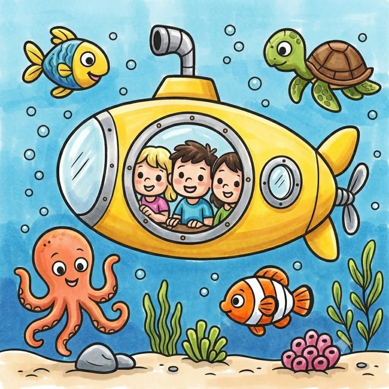 43 Aquarium Coloring Pages: Dive Into Underwater Artistry