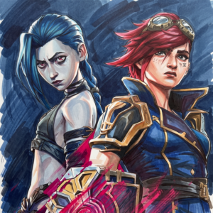 Dibujos de Arcane League of Legends: Jinx y más