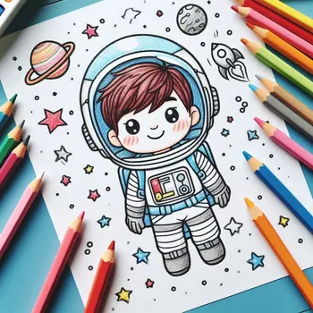 25 Free Astronaut Coloring Pages