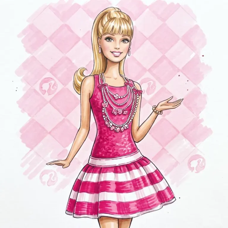 35 dibujos de Barbie para colorear: diseños imprimibles