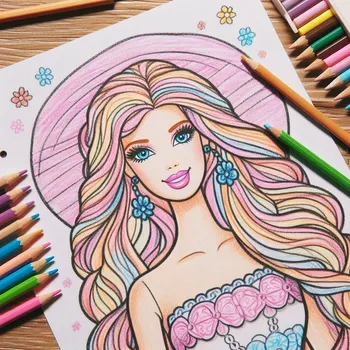 24 Free Barbie Coloring Pages