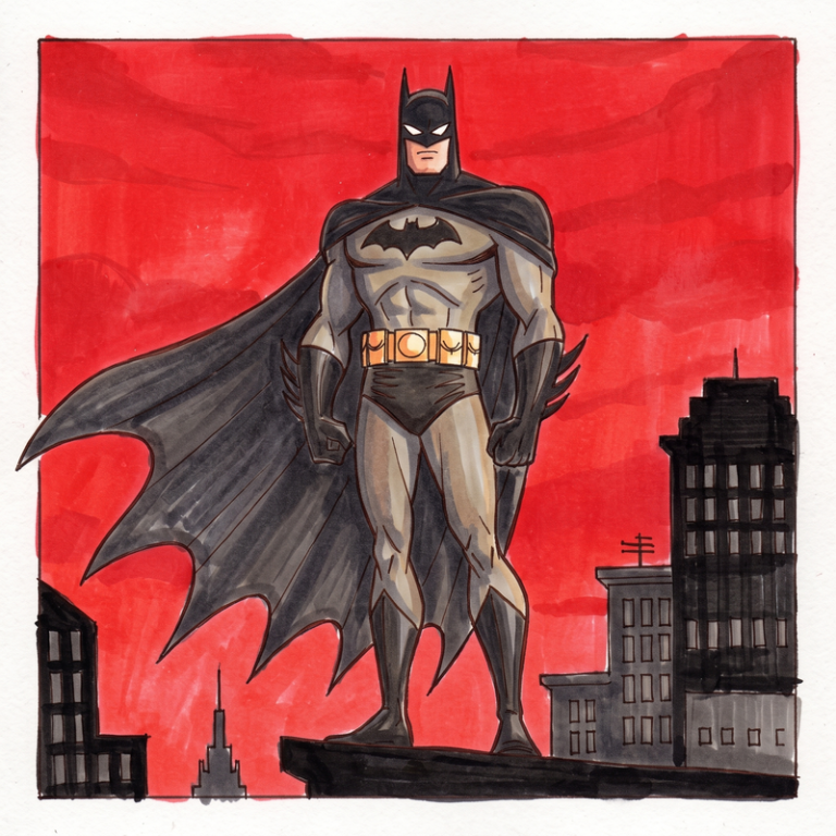 30 Dibujos de Batman para Colorear e Imprimir Gratis