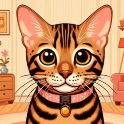 Bengal Cat Coloring Pages Free Printable Sheet