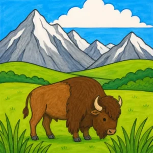 23 Bison Coloring Pages: Rugged American Icons in Intricate Detail