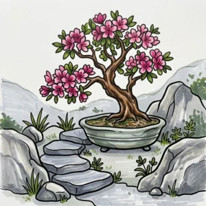 47 Free Bonsai Coloring Pages: Aesthetic Zen Art Therapy