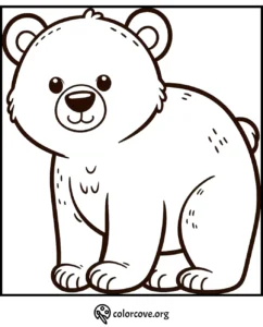 a cartoon of a boy hugging a teddy bear