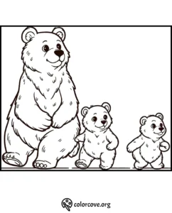 a black and white drawing of a teddy bear sitting on logs by a campfire