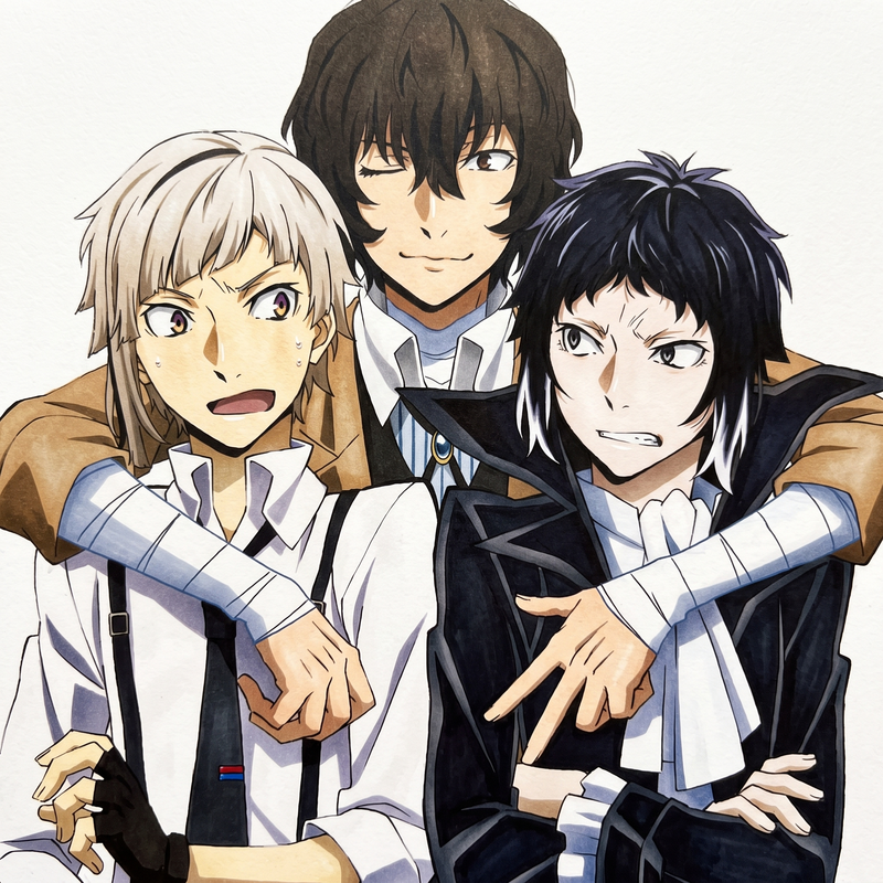 36 Bungo Stray Dogs Coloring Pages: Free Printables