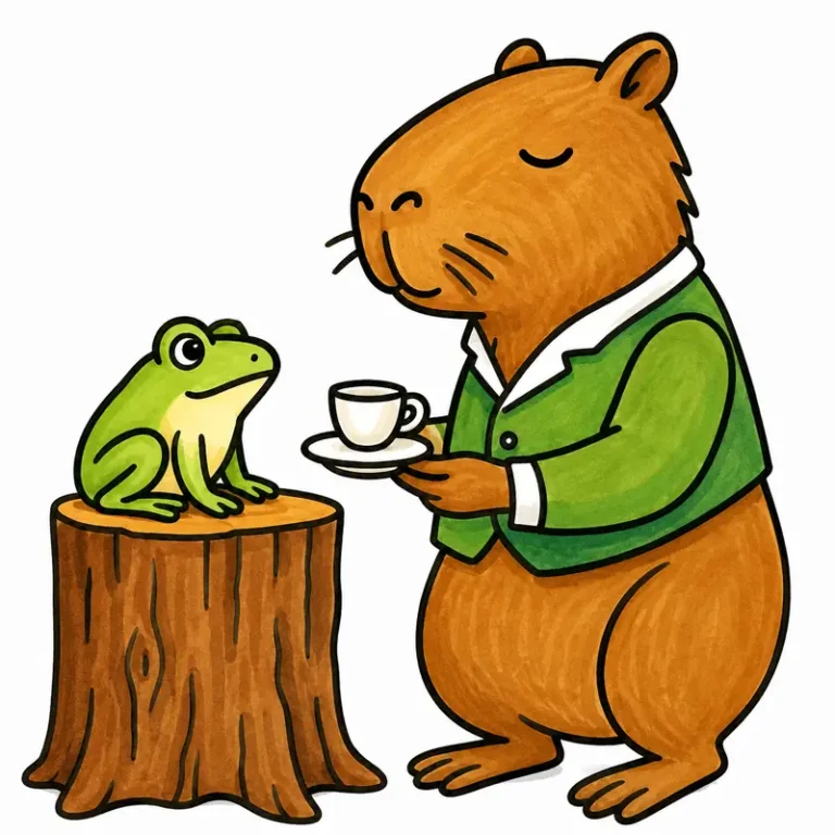 38 coloriages Capybara Barista : à imprimer gratuitement
