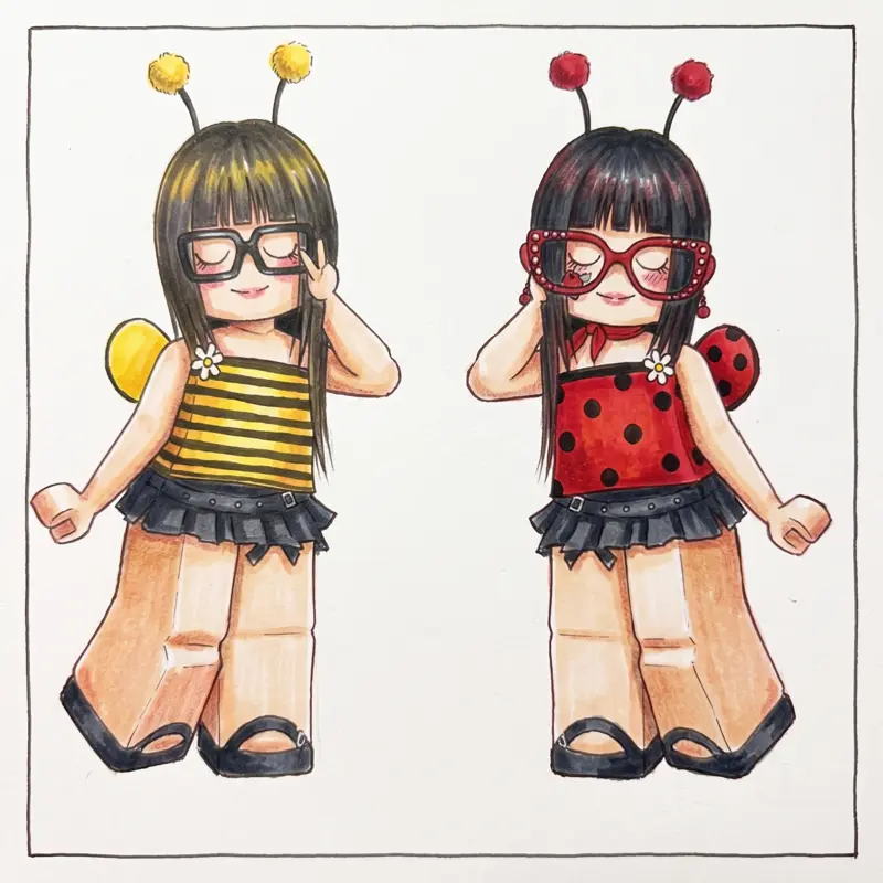 35 Catalog Avatar Coloring Pages: Trendy Roblox Styles