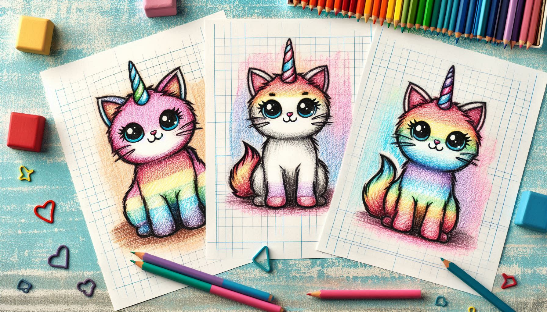 24 Free Caticorn Coloring Pages