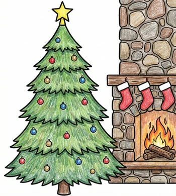Deck the Halls with Color: 38 Free Printable Christmas Tree Coloring Pages for All Ages