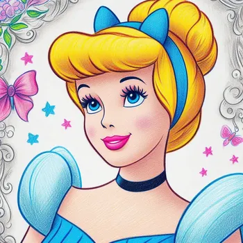 27 Free Cinderella Coloring Pages