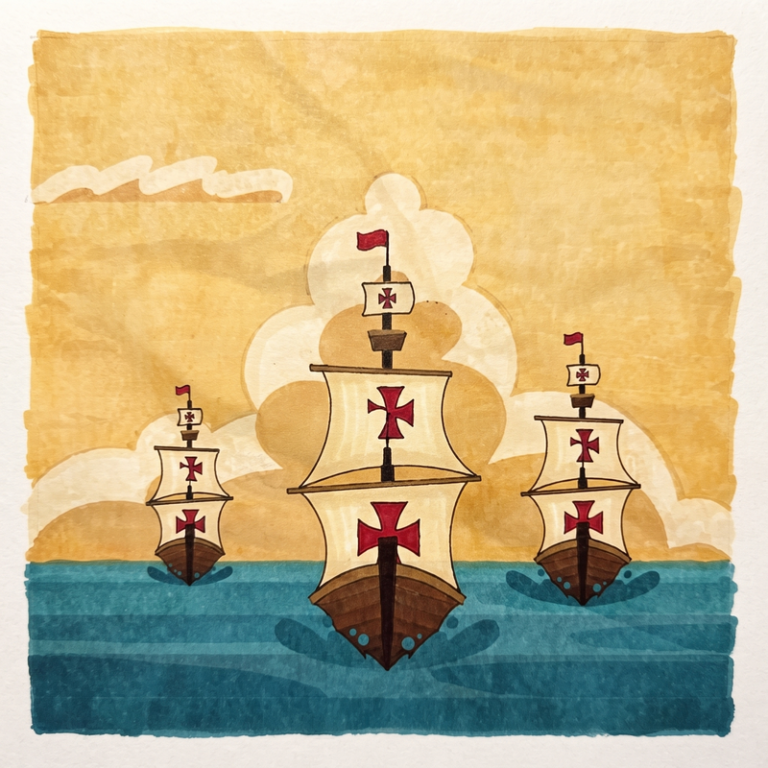 15 Columbus Day Coloring Pages: Free Educational Sets