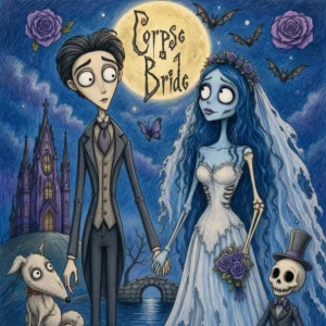 Corpse Bride: Dibujos para colorear (24)