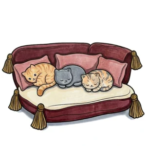 58 Cozy Sofa Coloring Pages: Aesthetic Hygge Home Vibes