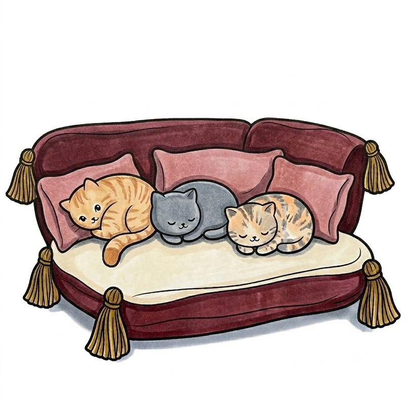 58 Cozy Sofa Coloring Pages: Aesthetic Hygge Home Vibes