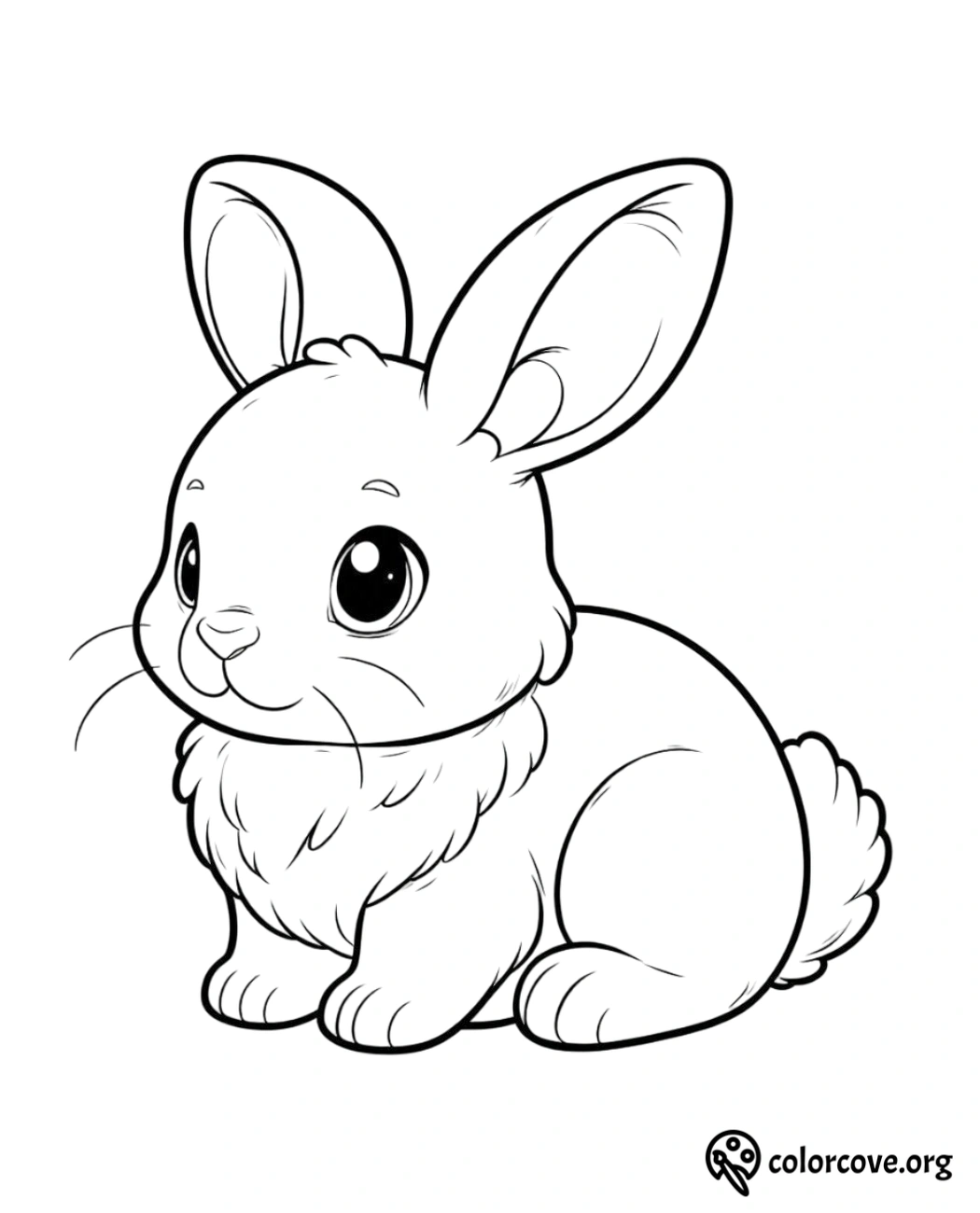 a cartoon of a rabbit