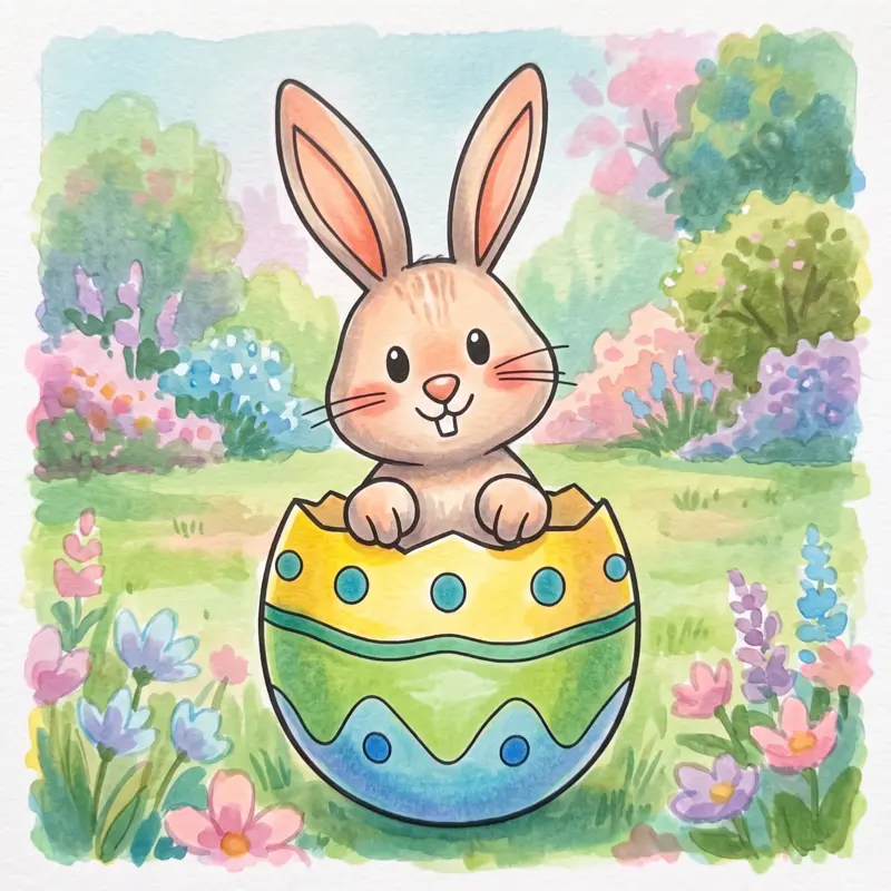 31 Cute Easter Bunny Coloring Pages: Free Printable Fun