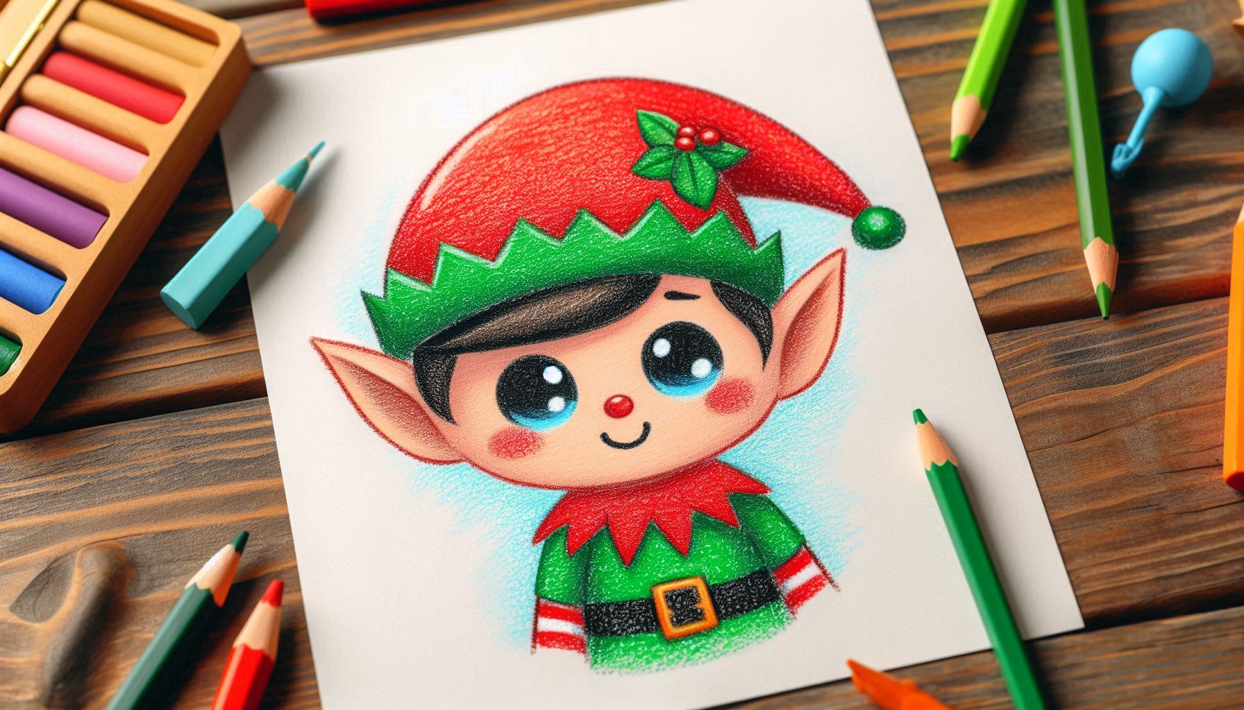 26 Free Cute Elf Coloring Pages