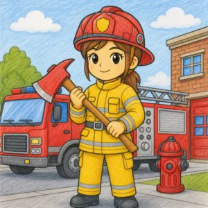 54 Cute Firefighter Coloring Pages: Free Printable Fun for Kids