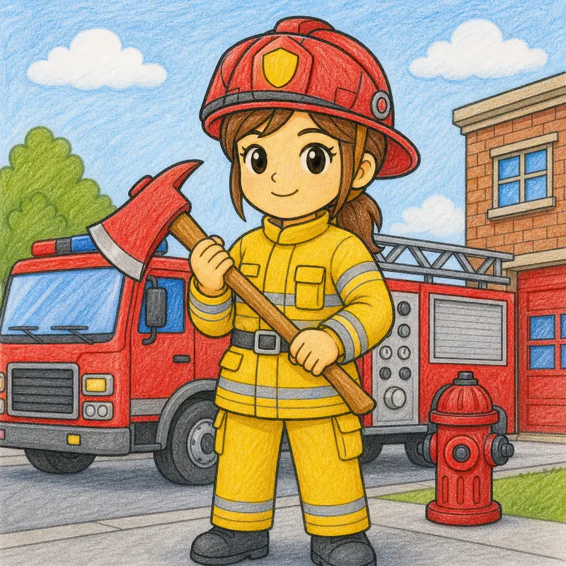 54 Cute Firefighter Coloring Pages: Free Printable Fun for Kids