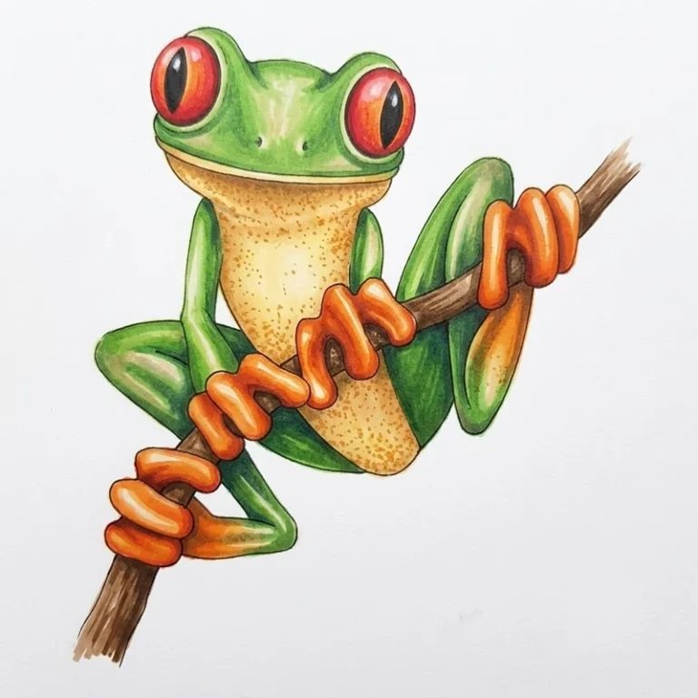 39 Dibujos de Ranas: Diseños Tiernos y Fantásticos