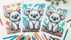 24 Free Cute Koala Coloring Pages