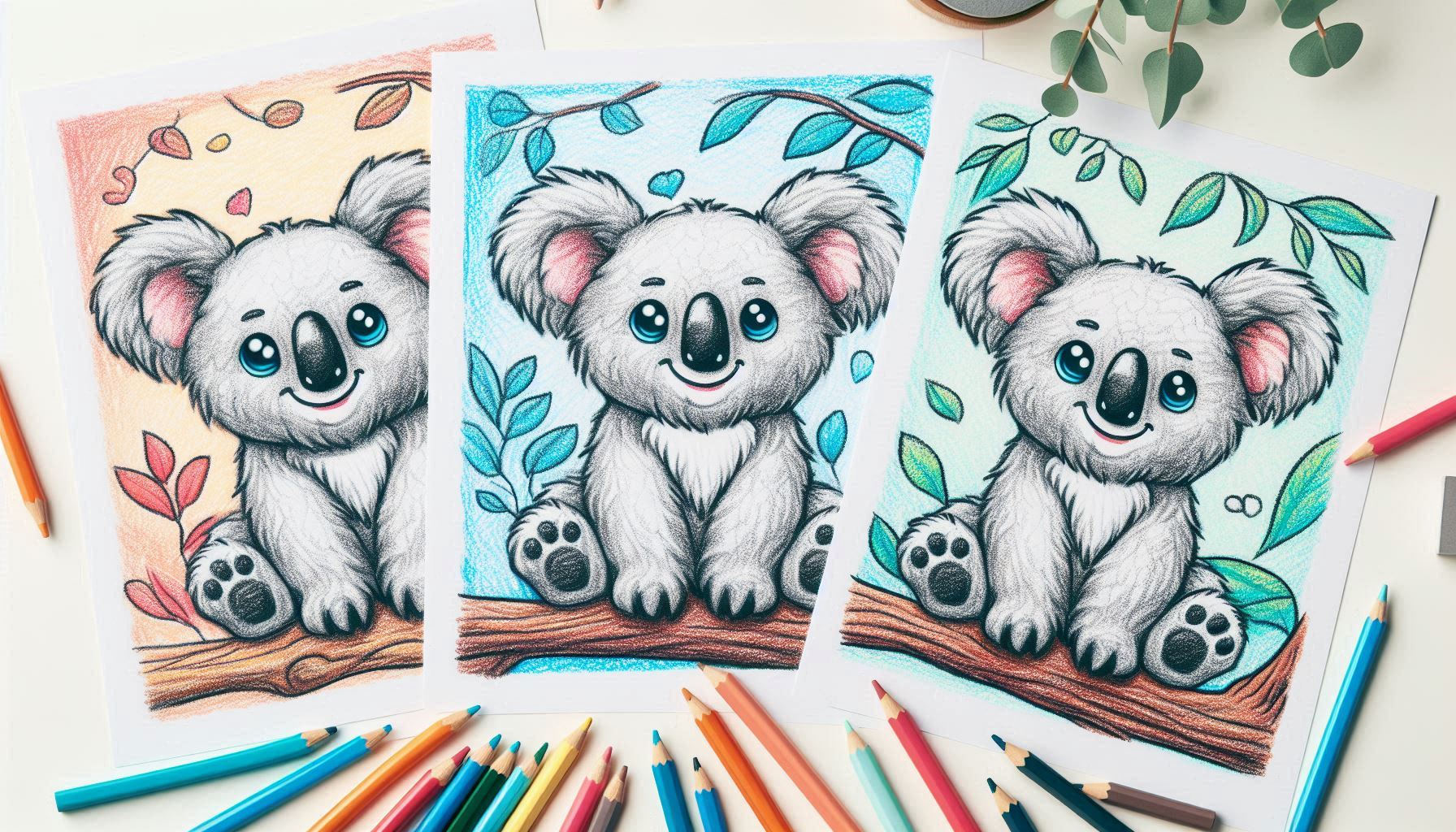 24 Free Cute Koala Coloring Pages