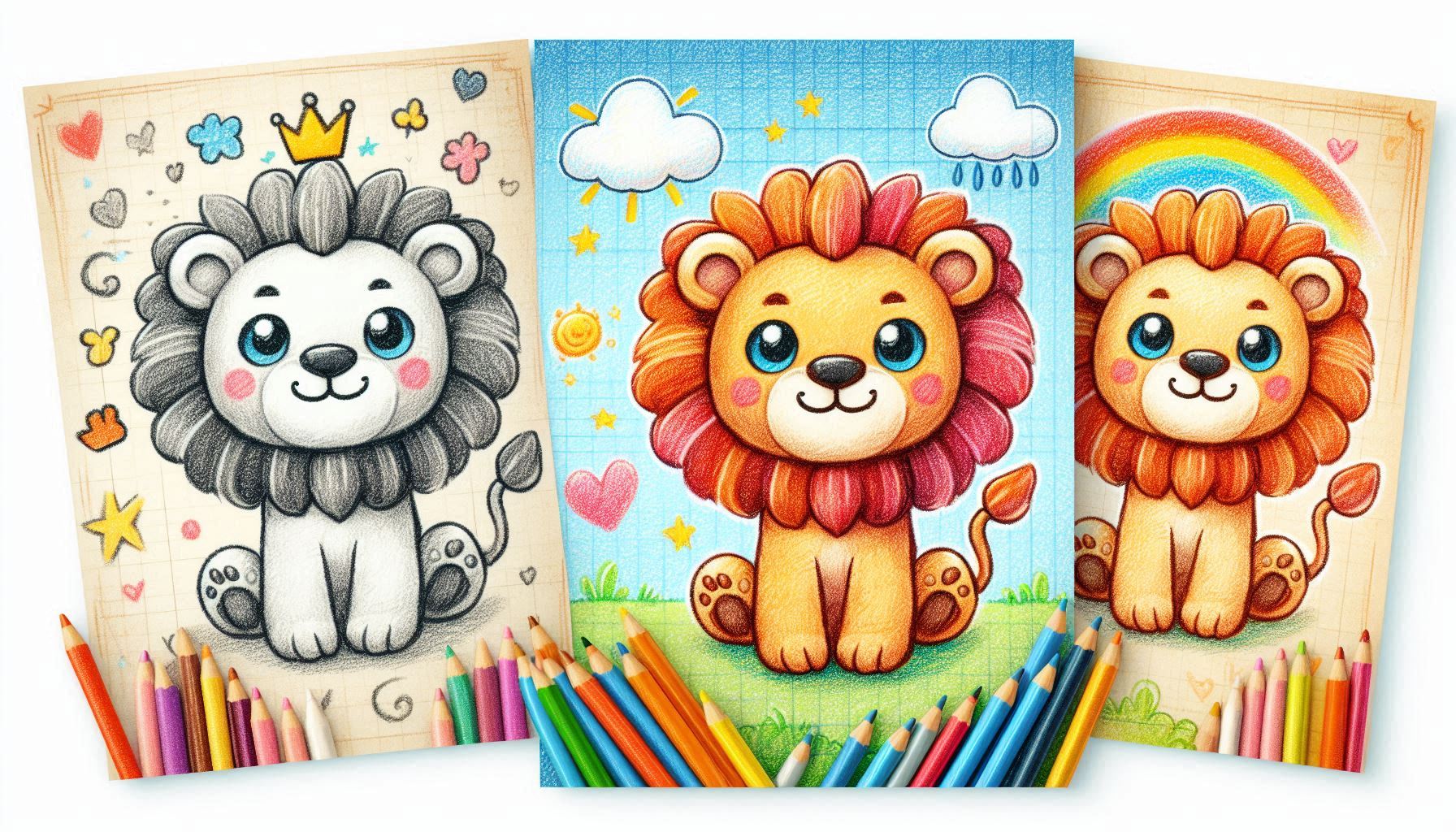 26 Free Cute Lion Coloring Pages