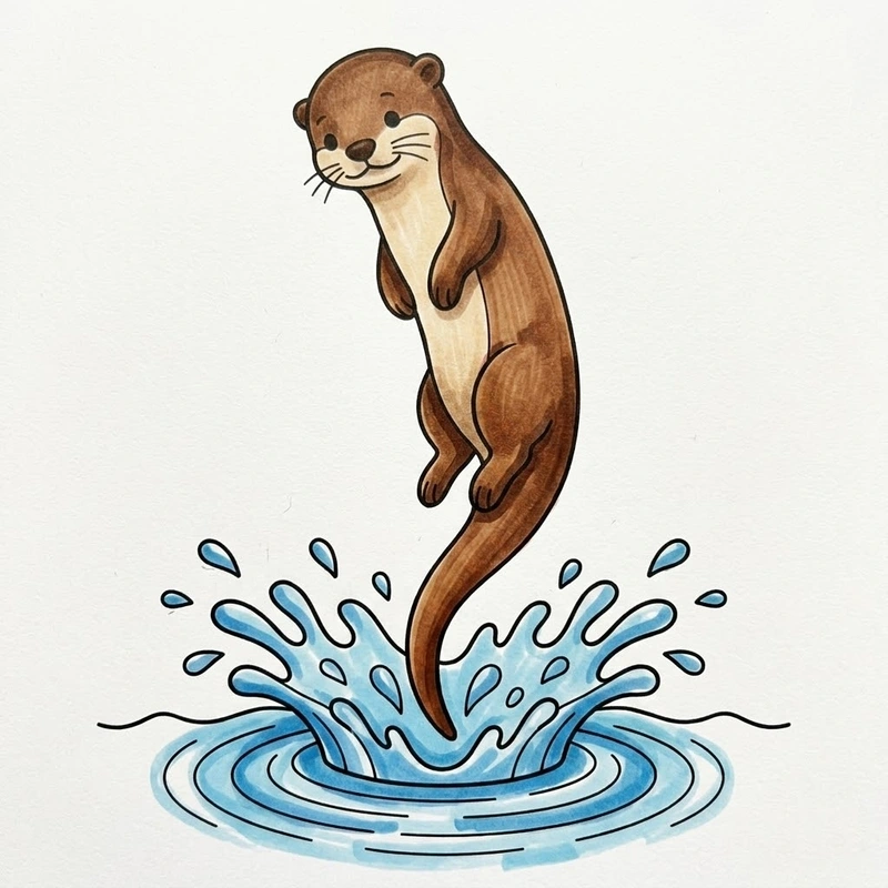 63 Cute Otter Coloring Pages: Whimsical River Life Art