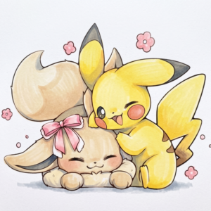 33 Dibujos de Pokemon Tiernos para Colorear Gratis
