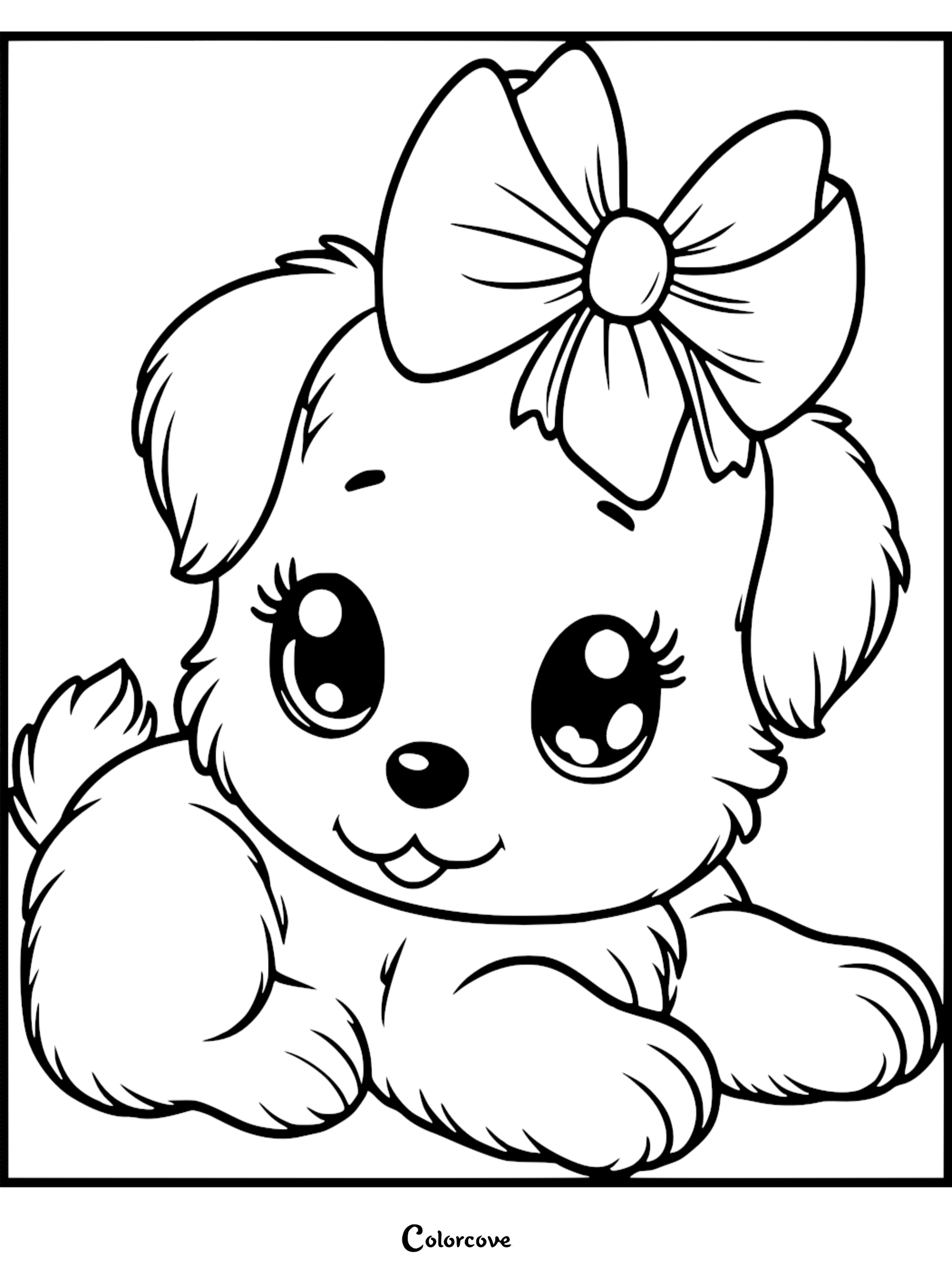 Cute Puppy Coloring Pages Free Printable Cute Puppy Coloring Pages Free Printable