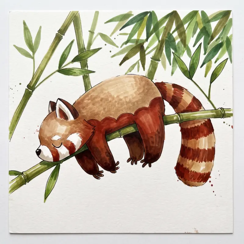 33 Cute Red Panda Coloring Pages: Adorable Printable Art