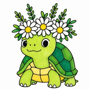 47 Cute Turtle Coloring Pages for Kids (Free Printables)
