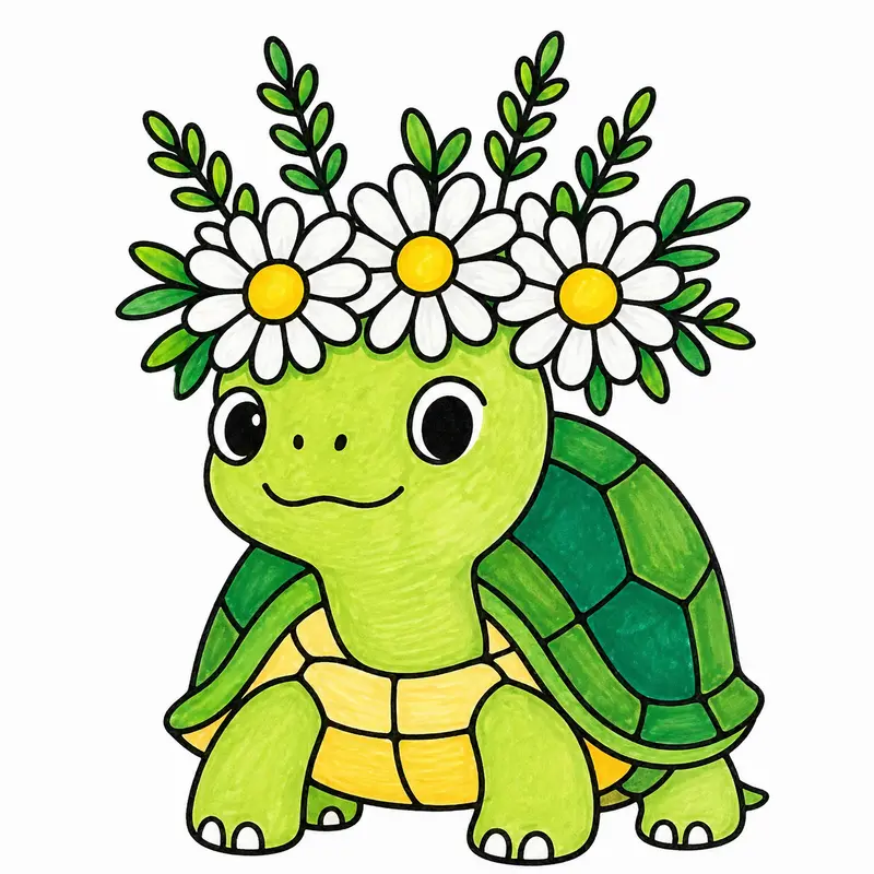 47 Cute Turtle Coloring Pages for Kids (Free Printables)