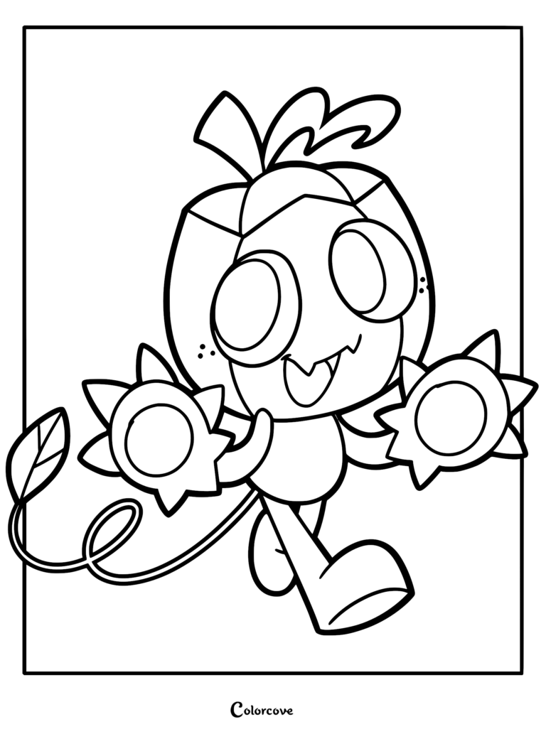 Gourdy walks forward with hands raised, wearing spiky gloves.