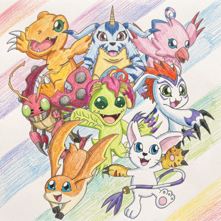 107 Coloriages Digimon Gratuits à Imprimer